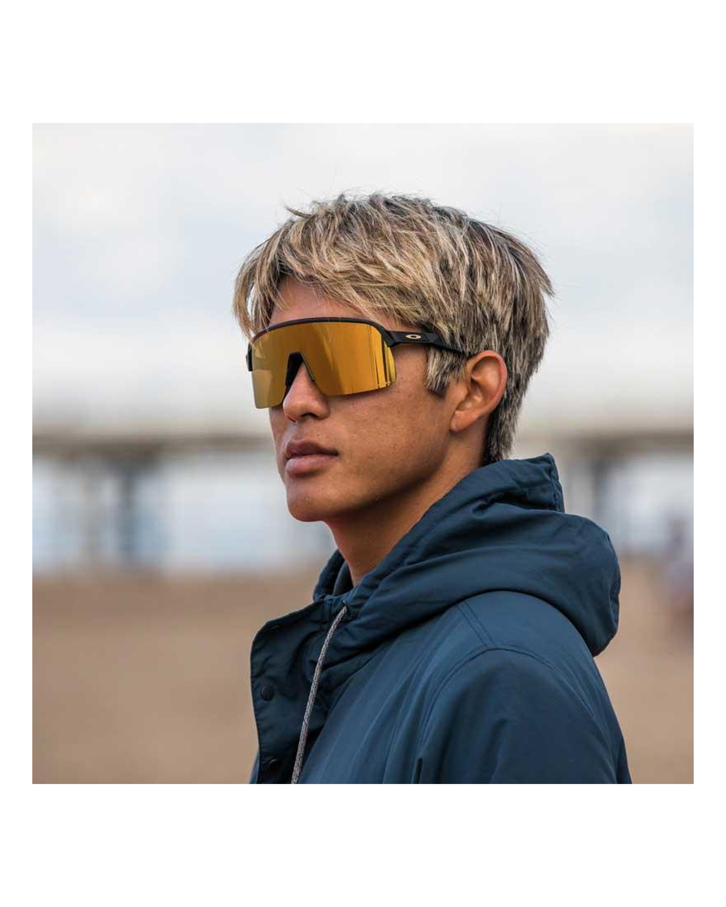 Gafas sutro lite  negro dorado 3 lentes Uv400